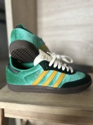 Sneakersy damskie Adidas Samba welurowe zielone 38,5
