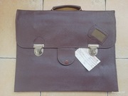 Teczka pracy neseser urzędnika duża brązowa PRL nowa 1986r
