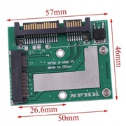 ADAPTER SATA 2.5" mSATA SSD HALF SLIM uszkodzony