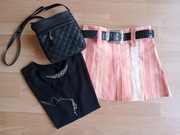 Plisowana spódnica spódniczka rozmiar M 38 pasek