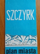Szczyrk stary plan miasta