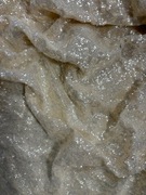 Tkanina cekiny złote na siatce elastyczne szampańskie sukienkowa bluzkowa 