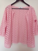 Ażurowy sweter narzutka