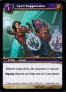 WoW TCG - Spell Suppression 40/268 Drums Foil