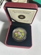 2012r. 25 centów „Ptaki Kanady-łuszcz strojny”