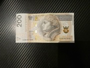 Polska banknot 200 zł radar