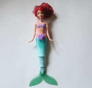 Barbie Syrenka Arielka Mattel pływa