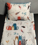 Pościel dla lalki do wózka , kołyski