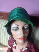 Stary przedwojenny kapelusz moda kobieca 