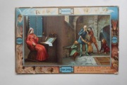 Ilustracja do Boskiej Komedii Dantego.Raj.Pocztówka z ok 1910r.