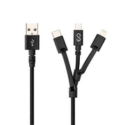 Epico 3in1 Cable Kabel USB-C Micro USB Lightning USB-A iPhone