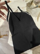 Top krótki XS czarny 