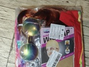 Peruka, zestaw kostiumów, akcesoria, bransoletka, opaska