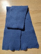 Niebieski szalik dziecięcy