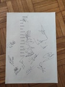 Autografy Girondins Bordeaux 1994