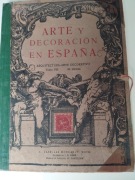 Sztuka i Dekoracje W Hiszpanii Architektura Arte En Espana Tom VIII 1925