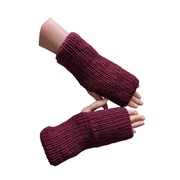 Mitenki Handmade – Rękawiczki bez palców, 100% Wełna, Ciepłe