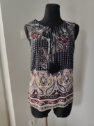 D&Z fashion bluzka z wiskozy bez rękawów 38 M