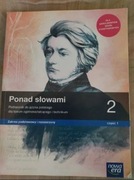 Ponad słowami. Język polski. Podręcznik. Klasa 2 część 1. Edycja 2022