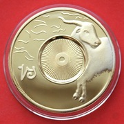 1 Dolar   2003 /ND/ r  -  Cook Island Zodiak - Koziorożec   stan !!!    