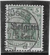 NIEMCY OKUPACJA BELGII 5CENT