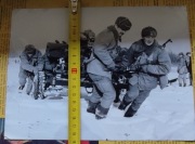 Duża fotografia PRL LWP żołnierze mundur zdjęcie 