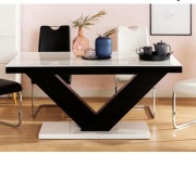 Stół Victoria 160x80 Biały Połysk 