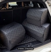 Organizer do bagażnika samochodowego | L | składany | mocny | uniwersalny