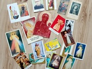 Stare obrazki święte zestaw 