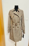 Damski klasyczny płaszcz trencz S 36 XS 34 Covent Garden brąz beż