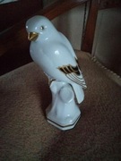 Figurka porcelanowa Metzler& Ortloff porcelanowa Sokół ptak drapieżny