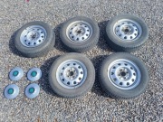 SKODA KOŁA STALOWE Z OPONAMI LETNIMI R13 4x100 