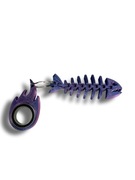 Keyspinner Keyrambit + Rekinek NIEBIESKO FIOLETOWY, Fire