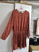 Sukienka w kolorze ceglastej czerwieni- rozmiar L (40) | Marka: Mudpie Nowa