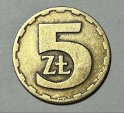 Moneta 5zł 1975 PRL