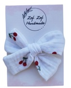 Spinka kokarda w wisienki 