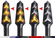 Kierunkowskazy Motocyklowe LED Quad Cross Pływające Dynamiczne.