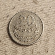 Moneta 20gr z roku 1961