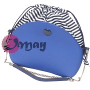 Granatowy organizer worek do Obag MOON LIGHT paseczki białe komin OMAY