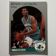 NBA HOOPS 1990 - KENNY GATTISON - HORNETS - karta kolekcjonerska