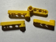 LEGO TECHNIC LIFTARM Z WYPUSTKĄ 1x4 ŻÓŁTY 2825 2 szt.