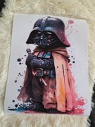 Nowy plakat na płótnie 30x40cm z filmu Gwiezdne Wojny Star Wars 