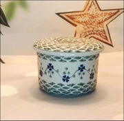 Maselniczka ceramiczna wodna dzwonkowa ceramika Bolesławiec 