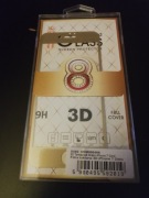 Szkło hartowane iPhone 7 gold 