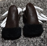 Damskie rękawice skórzane naturalna skóra owcza