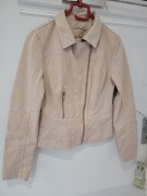 Beżowa ramoneska Laura Jo rozmiar M 