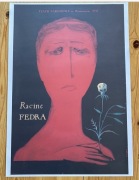 Jan Lenica Racine Fedra plakat teatralny polish poster teka plakatu