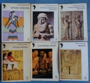 Zestaw 6 książek z serii : Kultury starożytne Wydawnictwo WAiF