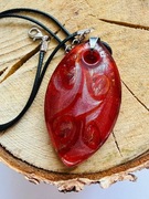 Wisior dwa wzory , damski , ze szkła weneckiego, wyjątkowy na prezent 