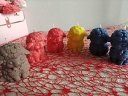 Świece sojowe , zapachowe w kształcie owieczki